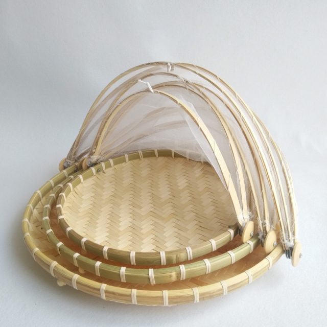 Bamboo Dustproof Food Basket