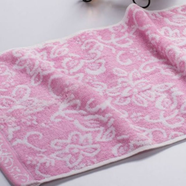 Floral Print Face Towel