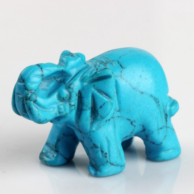 Natural Stone Carved Elephant