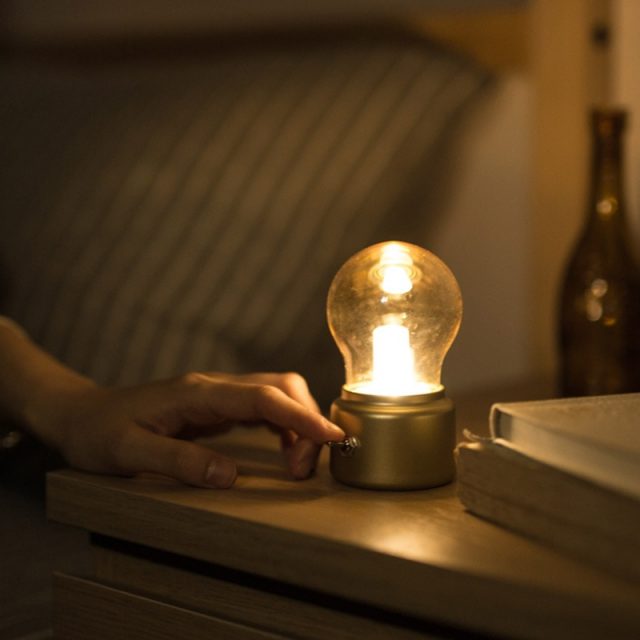 USB Rechargeable Bedside Lamp