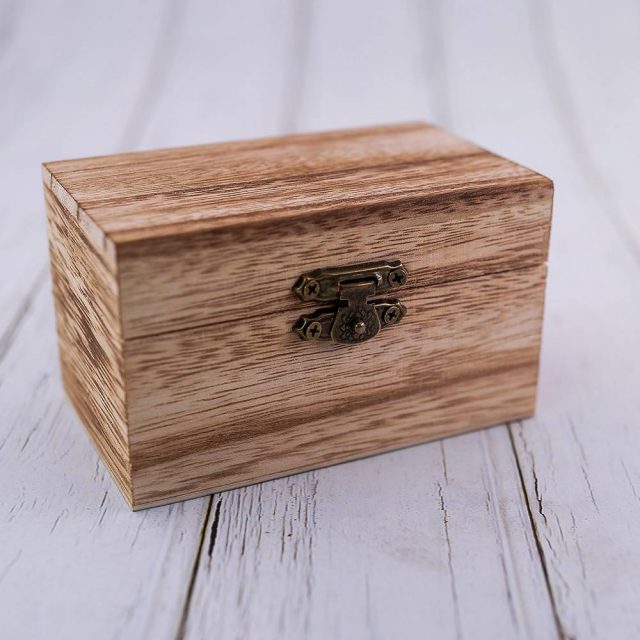 Personalized Wooden Ring Box