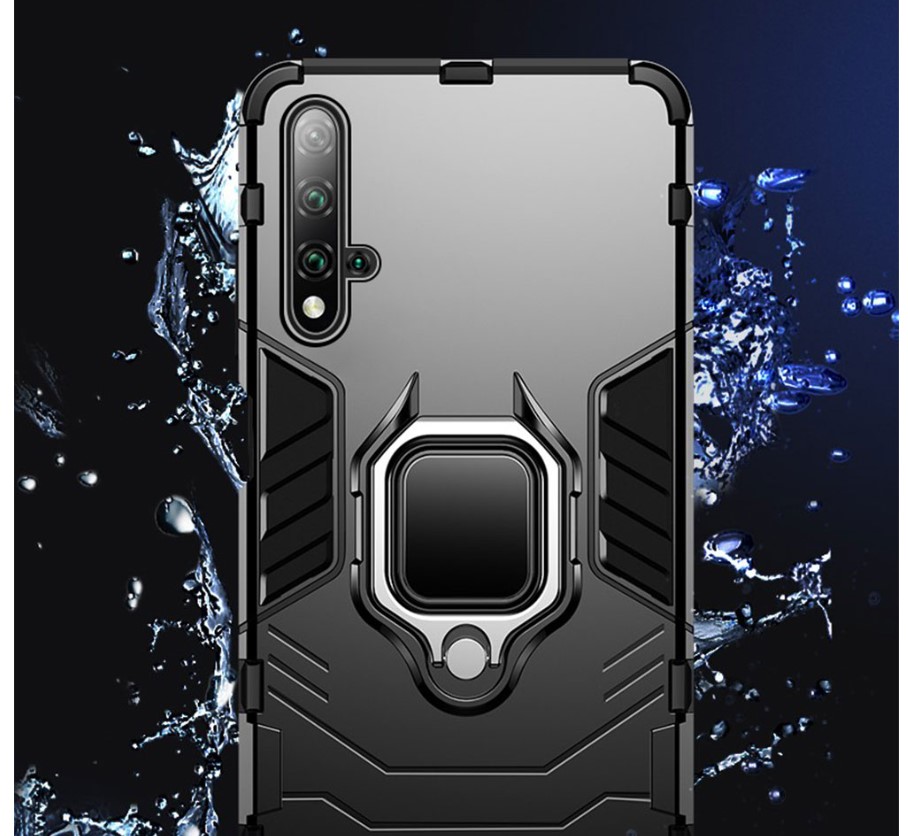 SsHhUu Huawei P20 lite 2018 Case Tough Heavy Duty Shock Proof Defender Cover Dual Layer Armor Combo Protective Hard Case Cover for Huawei P20 lite 2018 5.84 Purple