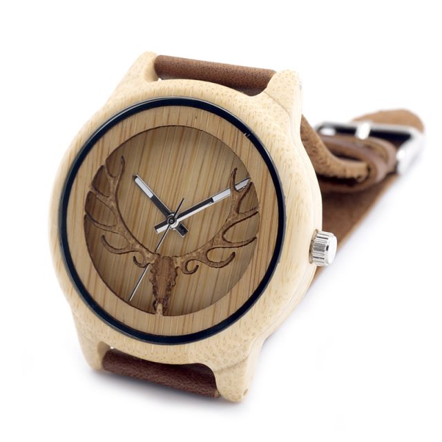 Fashion Casual Wood Unisex Wristwatch
