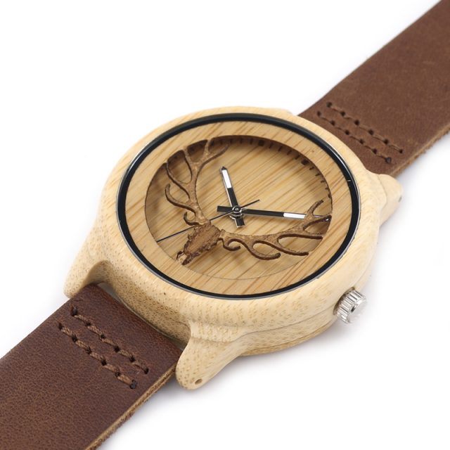 Fashion Casual Wood Unisex Wristwatch