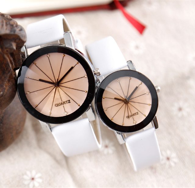 Elegant Quartz Watches for Couples and Lovers