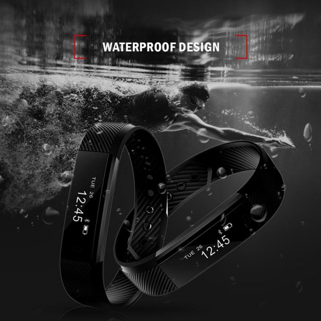 Waterproof Smart Wrist Fitness Trackers