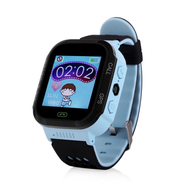 Touch Screen GPS Tracker Watches with Flashlight for Kids